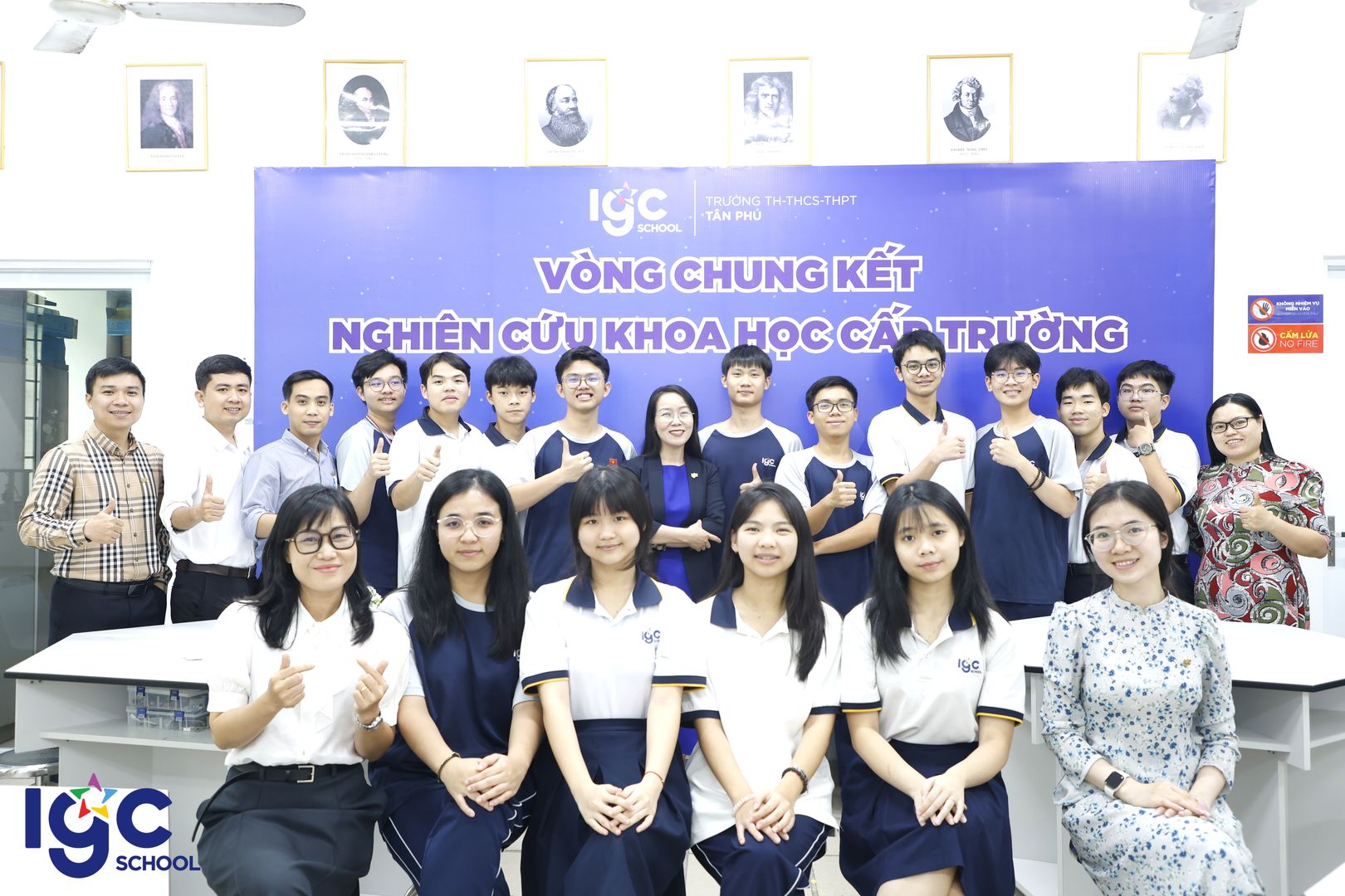 Sôi nổi Vòng Chung kết Hội thi Khoa học kỹ thuật cấp trường tại Trường TH-THCS-THPT Tân Phú